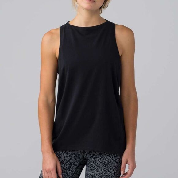 Lululemon Back In Action Tank Black Size 8 - Picture 3 of 3